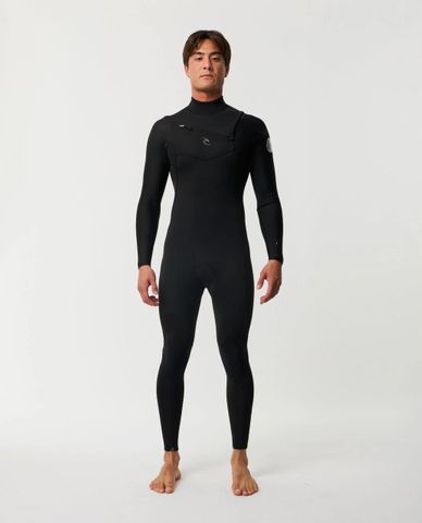 Rip Curl Dawn Patrol E5 3/2- Chest Zip - Black