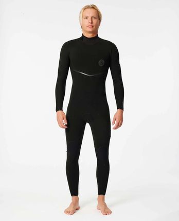 Rip Curl E-Bomb E7 Back Zip Steamer 3/2 - Black