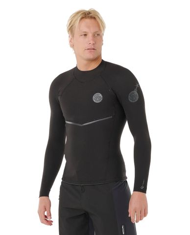 Ripcurl E-Bomb - E7 - Long Sleeve 1.5mm Jacket - Black