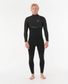 Rip Curl E-Bomb E7 Zip Free Steamer 3/2 - Black