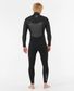 Rip Curl Flashbomb 4/3 Chest Zip Fullsuit Wetsuit - Black
