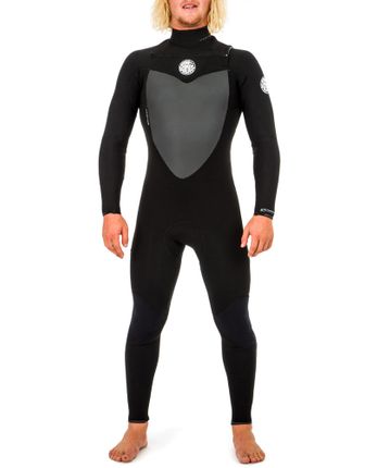Rip Curl Flash Bomb Chest Zip 4/3 - Black