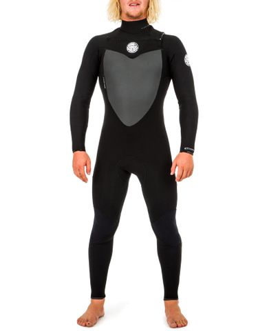 Rip Curl Flash Bomb Chest Zip 4/3 - Black