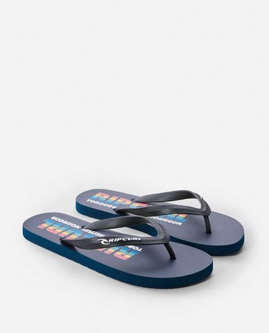 Rip Curl Icons of Surf Bloom Flip Flops - Navy/Red