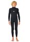 Rip Curl Junior Dawn Patrol Back Zip 3/2 - Black