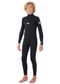 Rip Curl Junior Dawn Patrol Back Zip 3/2 - Black