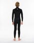 Rip Curl Junior Dawn Patrol Chest Zip 3/2 Wetsuit - Black