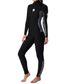 Rip Curl Ladies Dawn Patrol 4/3 Chest Zip - Black/White