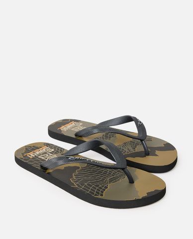 Rip Curl Search Bloom Flip Flops - Olive