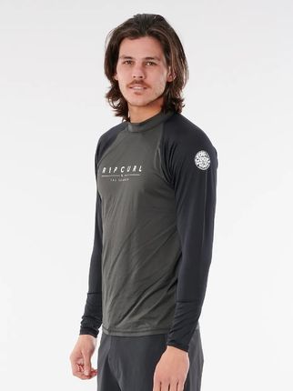 Rip Curl Shockwave Long Sleeve UV Tee - Black Marle