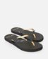 Rip Curl Premium Surf Bloom Open Toe - Black/Gold