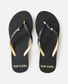 Rip Curl Premium Surf Bloom Open Toe - Black/Gold