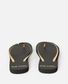 Rip Curl Premium Surf Script Wave Bloom Flip Flops - Black/Gold