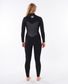 Rip Curl Womans Flashbomb 4/3 Steamer - Black