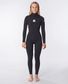 Rip Curl Women's Dawn Patrol Chest Zip 4/3 - Black