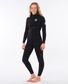 Rip Curl Women's E-Bomb Zip Free 4/3 Wetsuit - Black