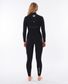 Rip Curl Women's E-Bomb Zip Free 4/3 Wetsuit - Black