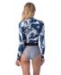 Rip Curl Womens Searchers 1mm Long Sleeve Shorty Wetsuit - Navy