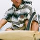 Slowtide Oso Extra-Warm Poncho - White & Blue 