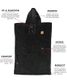 Slowtide - The Digs Extra-Warm Poncho - Black