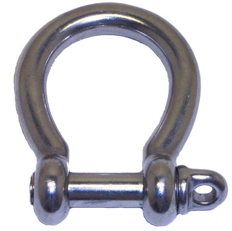 BOW SHACKLE 22MM 316 S/S