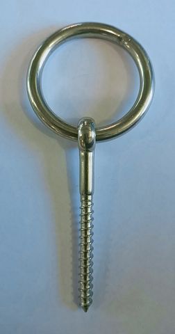 LAG RING BOLT 8MM 65MM LOOSE RING SS316