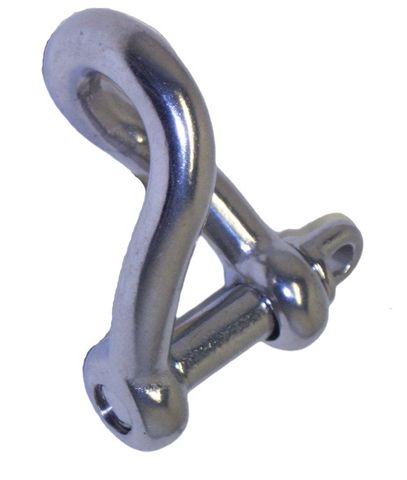 S/S 8MM TWISTED SHACKLE