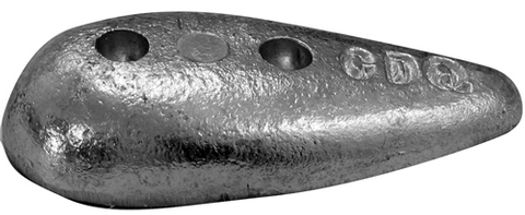 ANODE TEAR DROP BOLT ON 0.9KG