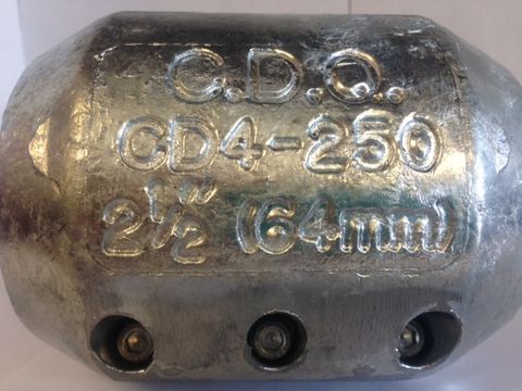SHAFT ANODE 2 1/2" (64MM) X 4.8KG