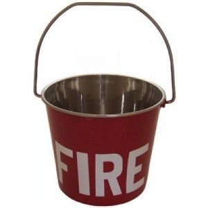 FIRE BUCKET STAINLESS STEEL 9LTR