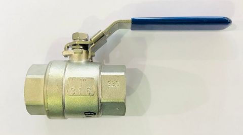 1/2" (15MM) S/S 316 BALL VALVE