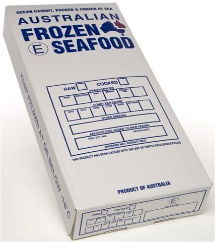 AMCOR PRAWN CARTON - END LOADER