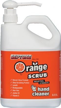 ORANGE SCRUB 2.5 LTR PUMP PACK