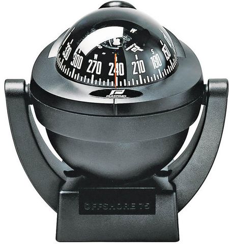 OFFSHORE 75 COMPASS - BLACK,BRACKET