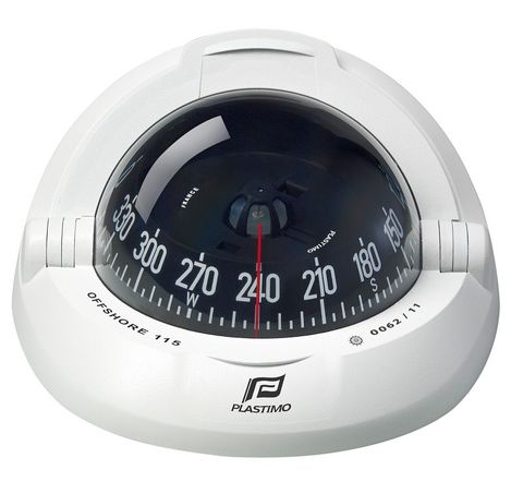 OFFSHORE 115 COMPASS - WHITE, BLACK CARD