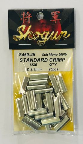 STD ALUMINIUM CRIMP 2.3MM (500LB LINE)