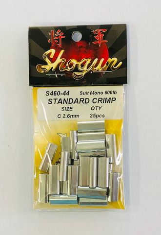 STD ALUMINIUM CRIMP 2.6MM (500LB LINE)