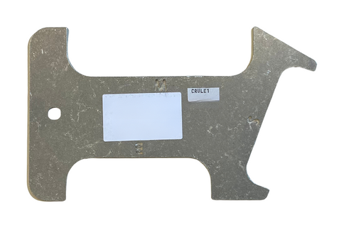 CRAB RULER 3 WAY 2MM ALUMINIUM