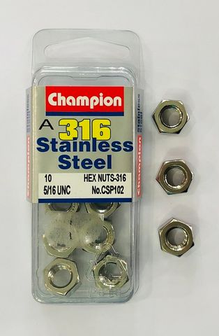 *5/16 UNC HEX NUTS 316