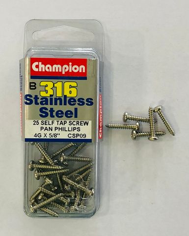 *SELF TAPP SCREWS -PAN 4G x 5/8