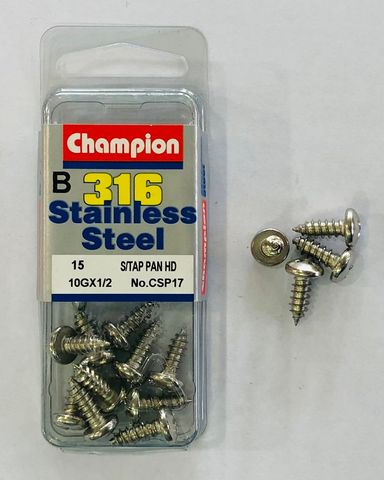 SELF TAPP SCREWS -PAN 10GX1/2