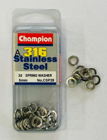 SPRING WASHERS 5MM