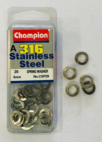 SPRING WASHERS 6MM