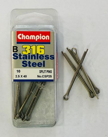 SPLIT PINS 2.5 x 40