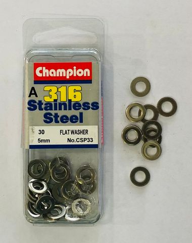 FLAT WASHERS 5MM