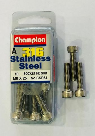 *M6 x 25 SOCKET HEAD SCREWS