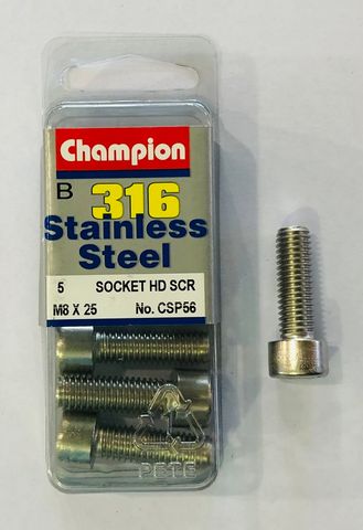 *M8 x 25 SOCKET HEAD SCREWS