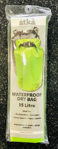 DRYBAG - 15LTR 'ATKA' - BLACK