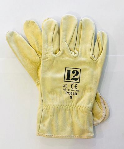 GLOVE - COWHIDE RIGGER BEIGE SMALL