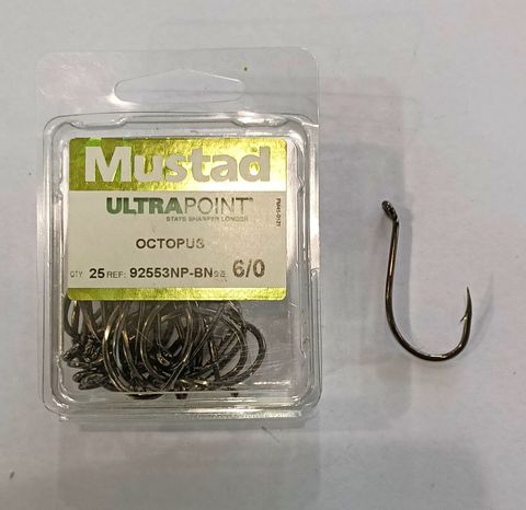 MUSTAD OCTOPUS 6/0 ULTRAPOINT -92553NPBN